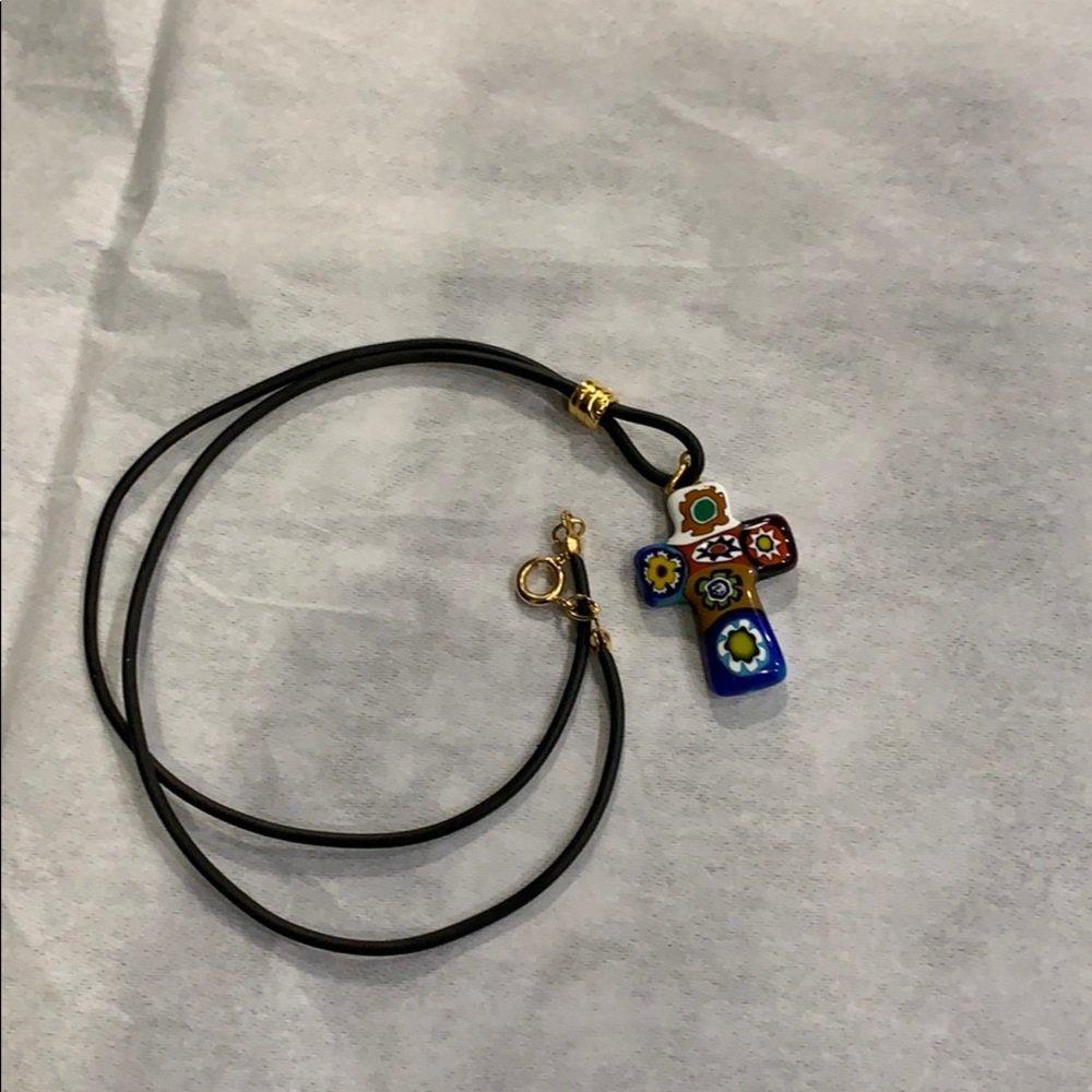 Venetian glass cross